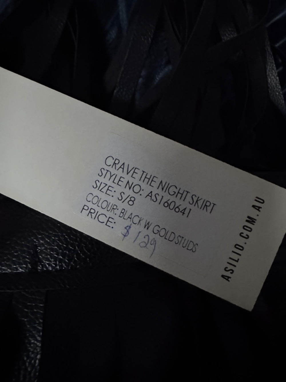 Asilio “crave the night” skirt - Picture 6 of 6
